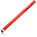 Targus - Stylus for mobiltelefon, nettbrett - antimikrobiell, glatt - rød