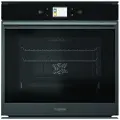 Whirlpool W Collection W9 OM2 4S1 P BSS - Ovn - innebygd - fordypning - bredde: 56 cm - dybde: 55 cm - høyde: 58.3 cm - med selvrens - Klasse A+ - svart stål