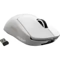 Logitech PRO X SUPERLIGHT Wireless Gaming Mouse - Mus - optisk - 5 knapper - trådløs - 2.4 GHz - USB Logitech LIGHTSPEED-mottaker - hvit