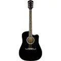 Fender FA-125CE Dreadnought Electro Acoustic WN Black - Nearly New