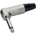 Neutrik NP2RX 2-Pole 1/4 Right-Angle Jack Plug Nickel Shell