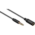 Goobay MiniJack 3.5mm Ext. 4P - Bk - 2m