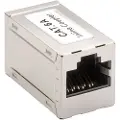 Pro RJ45 Modular coupler CAT 6A - Sølv