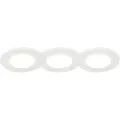 QAZQA Sett med 3 innfelt spotlights hvite inkl. LED 3000K 4W IP65 - Blanca