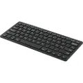 Deltaco TB-631 mini Keyboard Bluetooth - Nordic - black - Tastatur - Nordisk - Svart