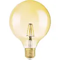 Osram Vintage 1906 LED - LED-filamentlyspære - form: G125 - klar finish - E27 - 4 W (ekvivalent 35 W) - klasse F - varmt hvitt lys - 2400 K - gull
