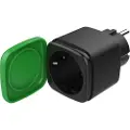 Deltaco SH-OP01 - Smartplugg - trådløs - 802.11b/g/n - 2.4 Ghz - svart, grønn