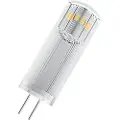 Ledvance OSRAM BASE PIN - LED-lyspære - form: T14 - klar finish - G4 - 1.8 W (ekvivalent 20 W) - klasse F - varmt hvitt lys - 2700 K