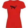 Kruskis Whale Tribal Kvinners T-skjorte Med Korte Ermer