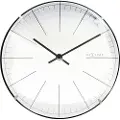 Nextime NeXtimeVeggklokke Big Stripe Mini Dome, diameter 20 cmHvitVeggklokker & bordklokkerFra Homeroom