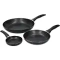 Kitchencraft Set 12 Cm 20 Cm 28 Cm Stekepanne