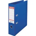 Esselte No.1 - Hevarmbuefil - bokryggbredde: 75 mm - for A4 (210 x 297 mm) - kapasitet: 500 ark - blå (en pakke 5)