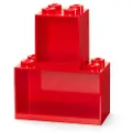 LEGO Kloss 4 & 8 hyller 2 stk rød
