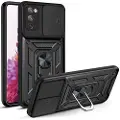 24hShop Beskyttelsedeksel med kamerabeskyttelse & Magnet Samsung Galaxy S20 FE Sort