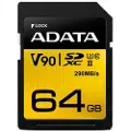 ADATA Premier One V90 64gb Sdxc Uhs-ii Klasse 10 (asdx64gui Minnekort