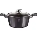 Capida - Gryde ø28 cm / 6.1L - Med glåslåg - El / Gas / Induktion - Carbon Pro Edition