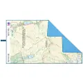 Lifeventure Softfibre Ordnance Survey Map Håndkle