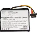 Cameron Sino Batteri for Navigator, GPS for TomTom Go 820, Go Live 820, G0 825 og andre.