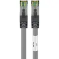 Goobay 55141, 10 m, Cat8.1, S/FTP (S-STP), RJ-45, RJ-45, Grå