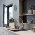 Hansgrohe S510-F450 Nedfældet vask 450, graphiteblack