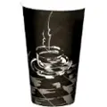 Multi Kaffebæger Pap Ø90xH135mm 40cl 16oz Single Wall Coffeecup,50 stk/ps - (50 stk.)