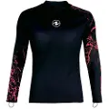 Aqua Lung Top Ceramiqskin Rashguard Med Lange Ermer Til Dame