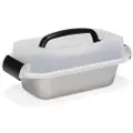 Patisse kakeboks med støttelokk 23 cm, sølv stål