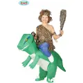 Guirca Oppblåsbar Dinosaur-guttekostyme