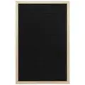 Securit bogstavtavle til væg teakramme 40x60 cm