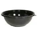 Multi Plastskål bowle 2250 ml Ø260x90 mm Rund RPET Sort,50 stk/krt