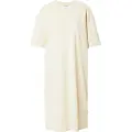Urban Classics Organic Oversized Slit Kortermet Midi-kjole