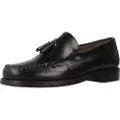 Sebago for man. 7001R20 Classic Leather Moccasins Will black (45), Flat, None, Casual, Party