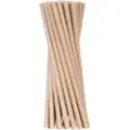 Multi Sugerør Ø6x200 mm uden knæk Bionedbrydelig Papir Brun,12 ps x 500 stk/krt