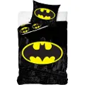 Carbotex Batman Glow in dark Sengetøj 140 x 200, 100 procent bomuld