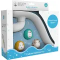 Matchstick Monkey Bathtime Slide Set White