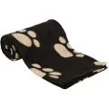 Trixie Barney fleecetæppe 150x100 sort/beige