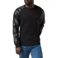 Urban Classics Raglan Leather Imitation Crew T-skjorte