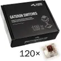 Glorious Gateron Mx Brown Mekaniske Tastaturbrytere 120 Enheter