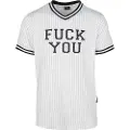 Mister tee Fuckyou Kort Ermet V-hals T-skjorte