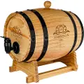Mikamax Wooden Barrel Dispenser
