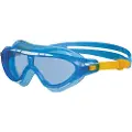 Speedo 012132255, Barn, Halv ansiktsmaske, Fridykking, Blå, Gjennomsiktig, 6 år, 14 år