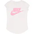 Nike for girl. 36F269 Futura T-shirt white (7/6años= 116/122cm), Casual, Sport, Cotton, Multisport, Short sleeve, children's fashion