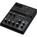 Yamaha AG06 MK2 6-Kanals Mikser med USB-Grensesnitt Svart