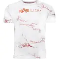 Alpha industries Lightning All Over Print T-skjorte