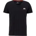 Alpha industries Basic Small Logo Kort Ermet V-hals T-skjorte
