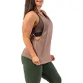 Nebbia Sleeveless Loose Cross Back Feeling Good 419 Sport-topp
