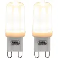 LUEDD Sett med 2 G9 dimmbare LED-pærer 3W 280lm 2700K