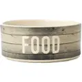 PetRageous Designs Farm dog food bowl 6 grey