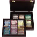 Taidepiste Soft pastel wooden box set Portrait Selection Professional | 90 whole pastels