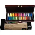Rembrandt Soft pastel wooden box set General Selection Basic | 30 half pastels